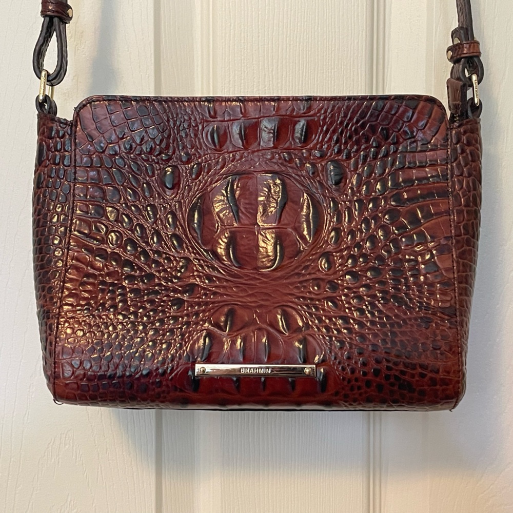 Brahmin Hillary crossbody bag in pecan melbourne